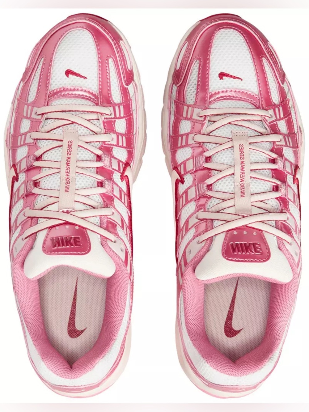 New Nike P-6000 Shoes | Summit White/Silt Red/Peony/Team Crimson | 6.5 - Picture 2 of 8